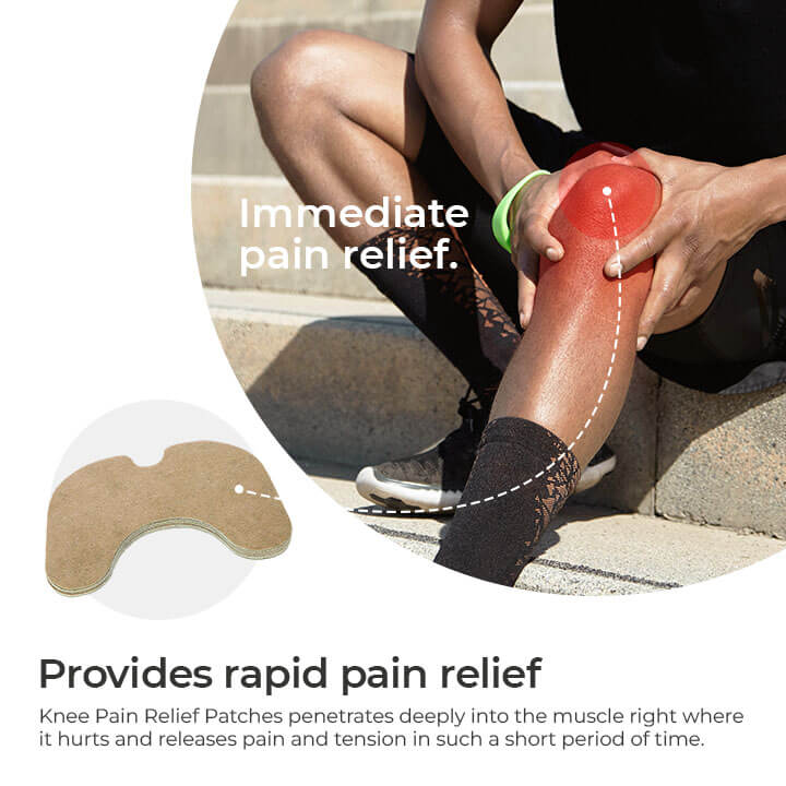 60 Pcs Herbal Knee Pain Relief Patches (kmf)
